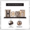 Young's Inc. Wood Block Tabletop Sign - Attractive Living Room Decor - Rustic Centerpiece Table Decorations - Home Decorations for Living Room - 17.5" W x 1.75" D x 7" H - Image 3